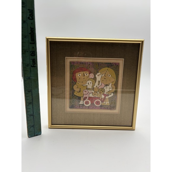 Art | Vintage 7s Al Robi Pristine Linocut Lmtd Print 17150 Children ...